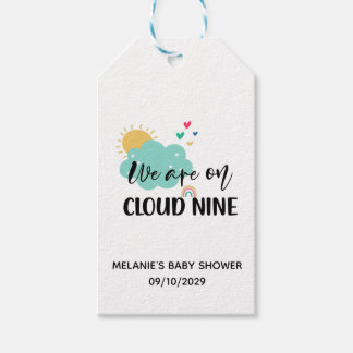 Cloud Nine Baby Shower  Gift Tags