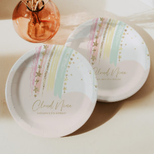 Cloud Nine Birthday Paper Plate