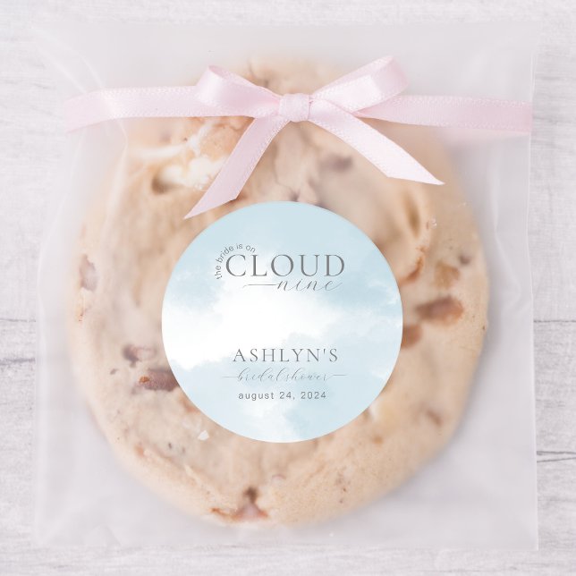 Cloud Nine Bridal Shower Sticker (Creator Uploaded)
