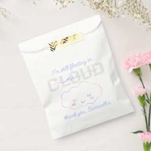 Cloud Nine Girl 9th Birthday Party Thank You Favour Bag