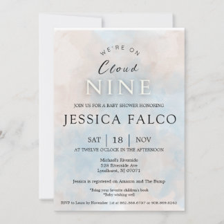 Cloud Nine Invitation 