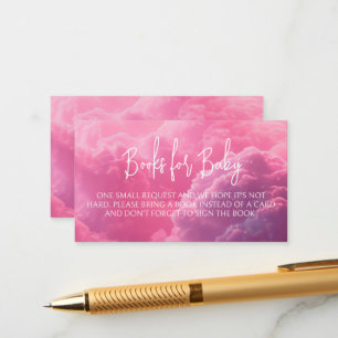 Cloud Nine Pink Clouds Books for Baby Enclosure Card