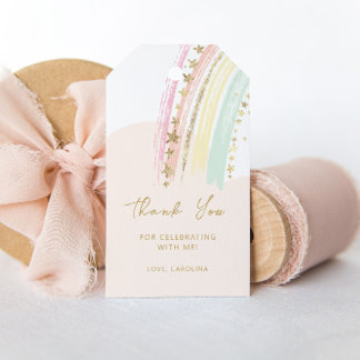 Cloud Nine Rainbow Birthday Gift Tags