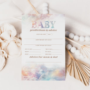 Cloud Nine Rainbow Cloud Baby Shower Game