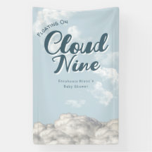 Cloud Nine Sky - Rainbow Baby Shower Photo Wall