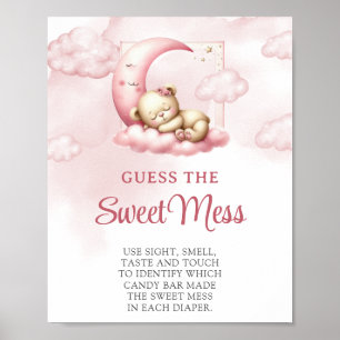 Cloud nine teddy bear Guess The Sweet Mess game Poster