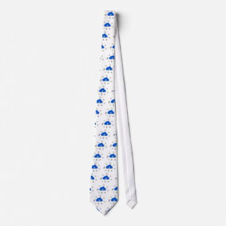 Cloud of ascent to Internet with icons Tie