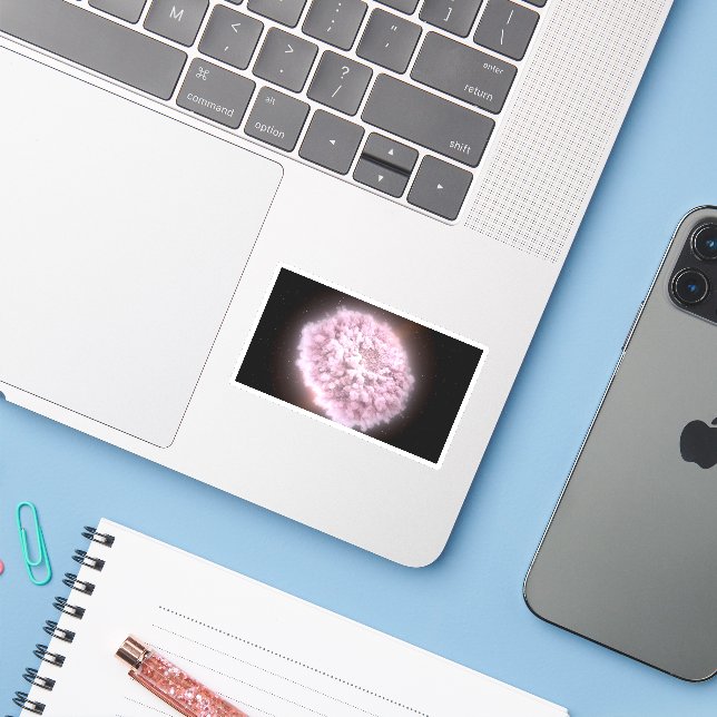 Cloud Of Debris From Two Neutron Stars (Laptop w/ iPhone)