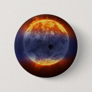 Cloud Of Hydrogen Gas Off Exoplanet Gj 3470b 6 Cm Round Badge