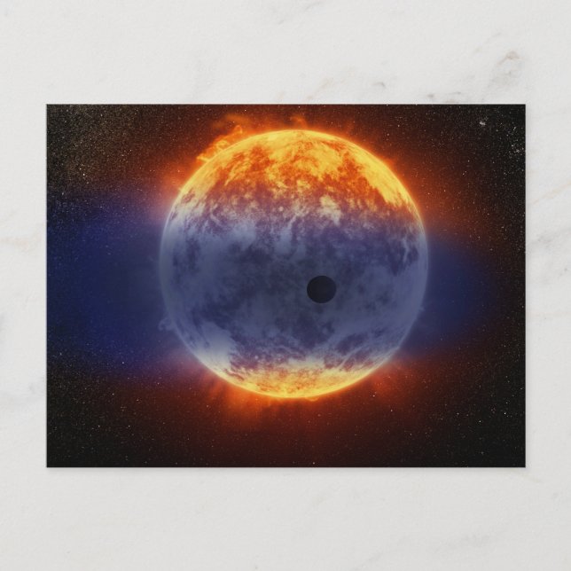 Cloud Of Hydrogen Gas Off Exoplanet Gj 3470b Postcard (Front)