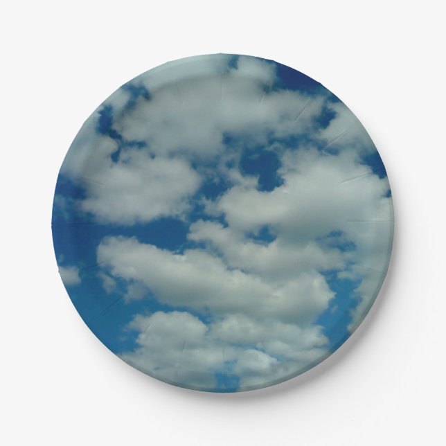 Cloud Paper Plate (Front)