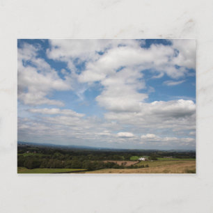 Cloud passing across Cheshire Postcard