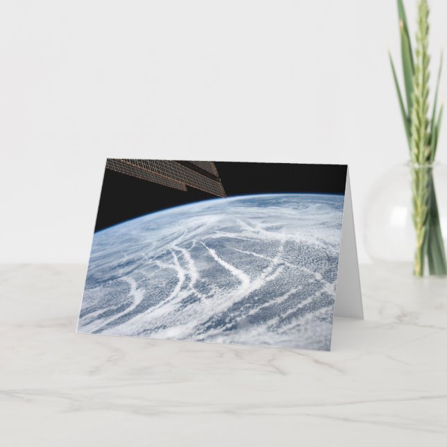 Cloud Patterns South Of The Aleutian Islands. Card (Front)
