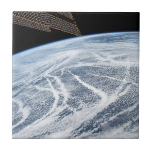 Cloud Patterns South Of The Aleutian Islands. Ceramic Tile