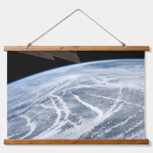 Cloud Patterns South Of The Aleutian Islands. Hanging Tapestry (Front)
