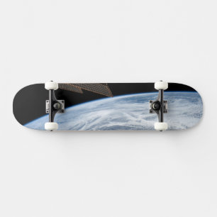 Cloud Patterns South Of The Aleutian Islands. Skateboard