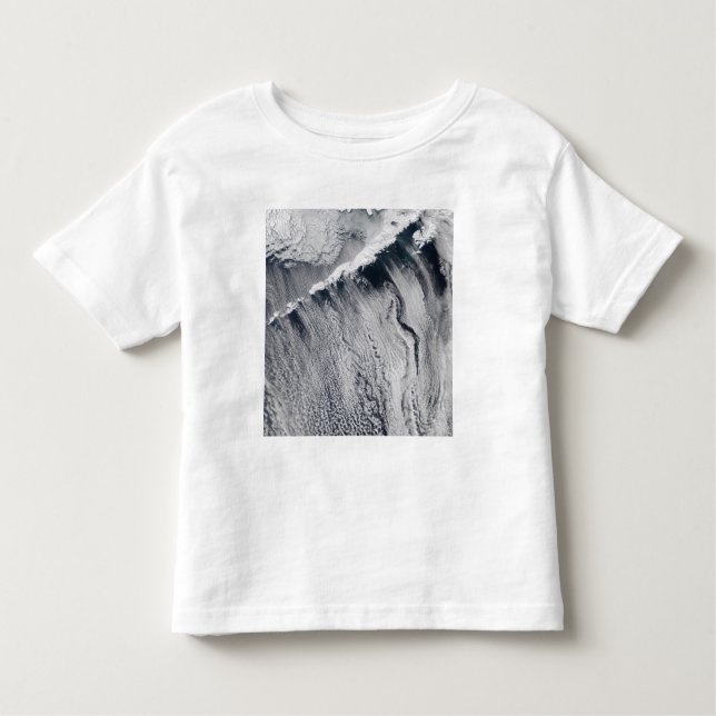 Cloud patterns visible over the Aleutian Island Toddler T-Shirt (Front)