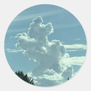 Cloud puppy sticker