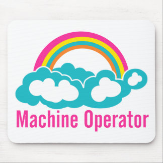 Cloud Rainbow Machine Operator Mouse Pad