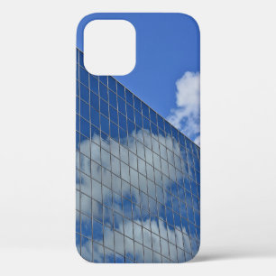 Cloud Reflection in Skyscraper iPhone 12 Case