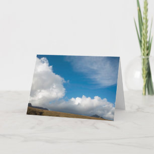 Cloud rising above The String Thank You Card