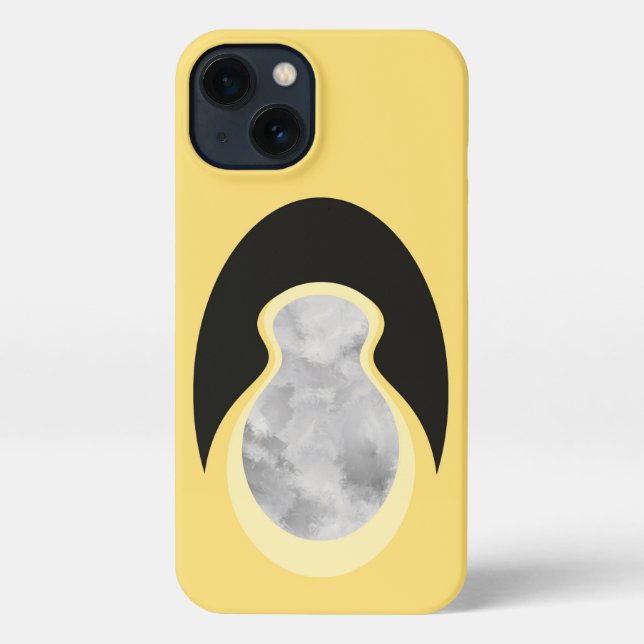 Cloud-Seed Abstract iPhone Case (Back)