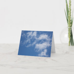 Cloud Shapes Photo Blank Cards