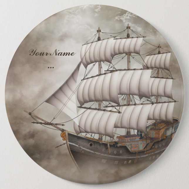 Cloud Ship Button (Front)