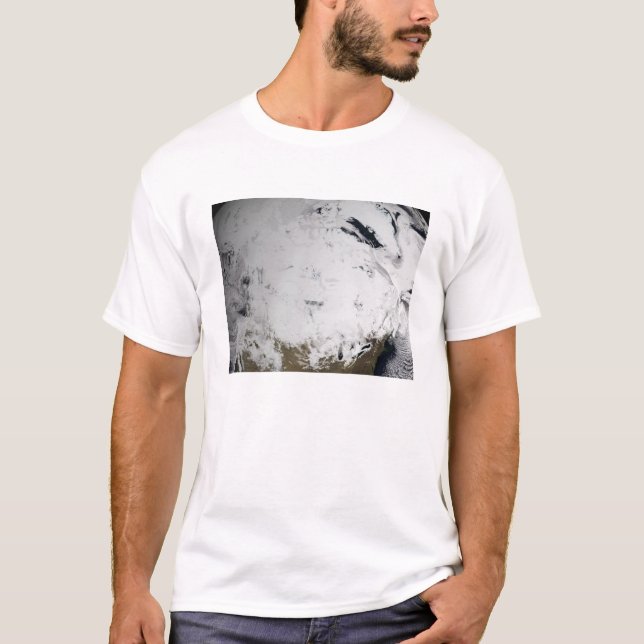 Cloud simulation of a single day 2 T-Shirt (Front)