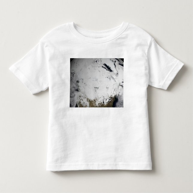 Cloud simulation of a single day 2 toddler T-Shirt (Front)