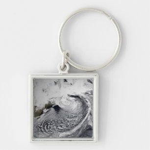 Cloud simulation of a single day 3 key ring