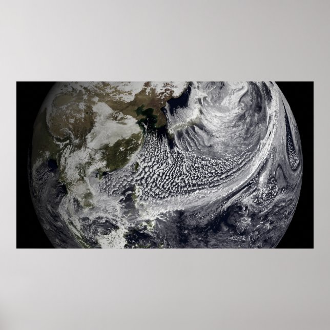 Cloud simulation of a single day 3 poster (Front)