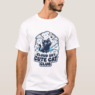 Cloud Sky Cute Cat Pet Lover Shirt Art - Cloud Sky