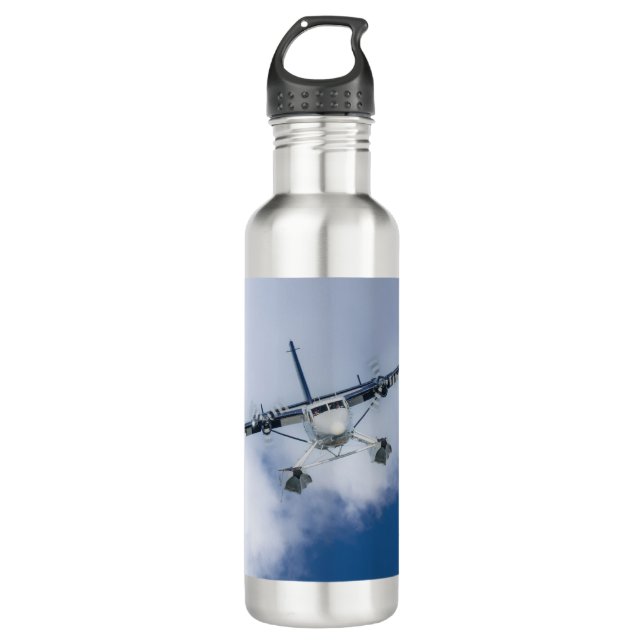 Cloud-Soaring Seaplane 710 Ml Water Bottle (Front)