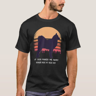 Cloud Spitz German Spitz Retro 4 T-Shirt