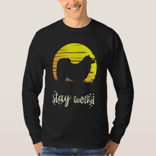 Cloud Spitz Vintage American Eskimo Dog T-Shirt
