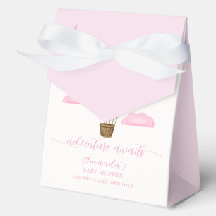 Cloud Star Rainbow Hot Air Balloon Baby Shower Favour Box
