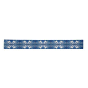 Cloud Streaks Abstract Satin Ribbon