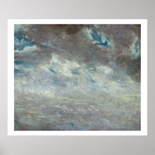 Cloud Study, 1821 (oil on paper on board) Poster