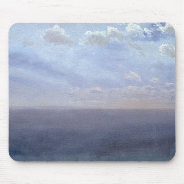 Cloud Study with Sea and Sky – Albert Bierstadt Mouse Pad (Front)