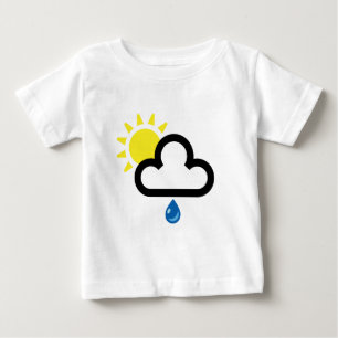 Cloud Sun Rain Symbol Baby T-Shirt