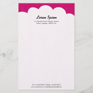 Cloud Top - Deep Crimson Stationery