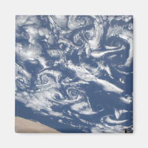 Cloud vortex streets off the coast magnet