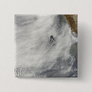 Cloud vortices and glory off Guadalupe Island 15 Cm Square Badge