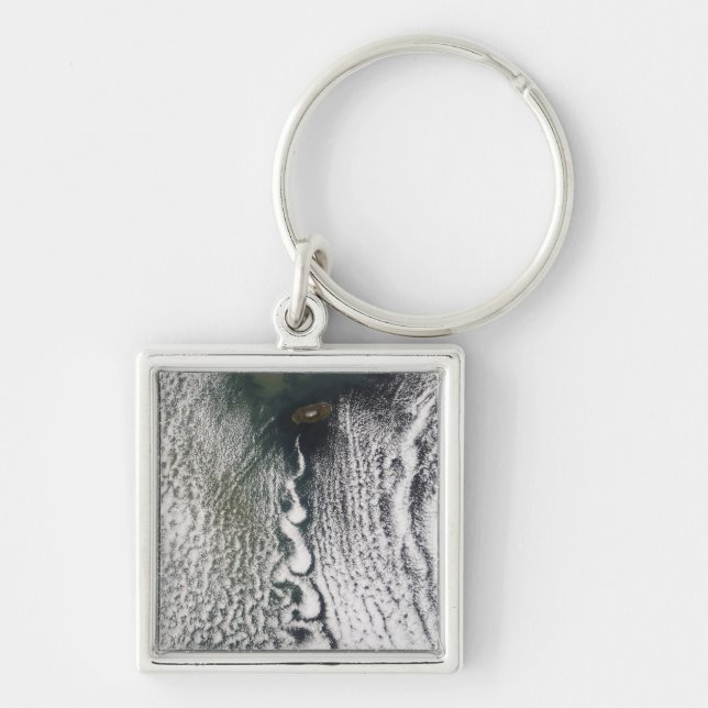 Cloud vortices off Cheju Do, South Korea Key Ring (Front)