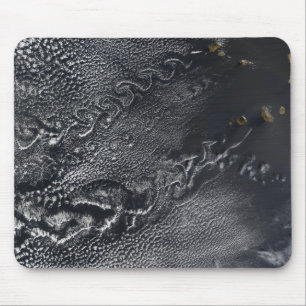 Cloud vortices over the Cape Verde islands Mouse Pad