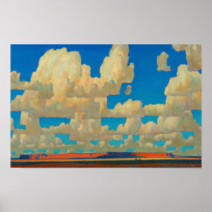 Cloud World by Maynard Dixon Poster