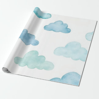 Cloud wrapping paper