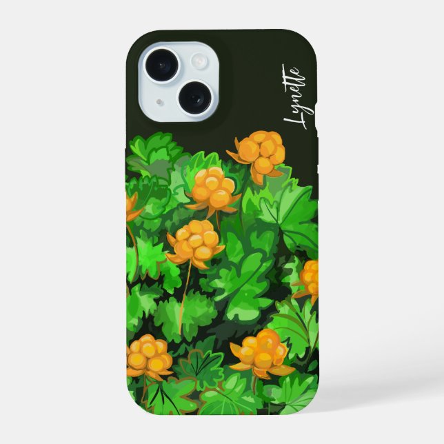 cloudberry iPhone 15 case (Back)