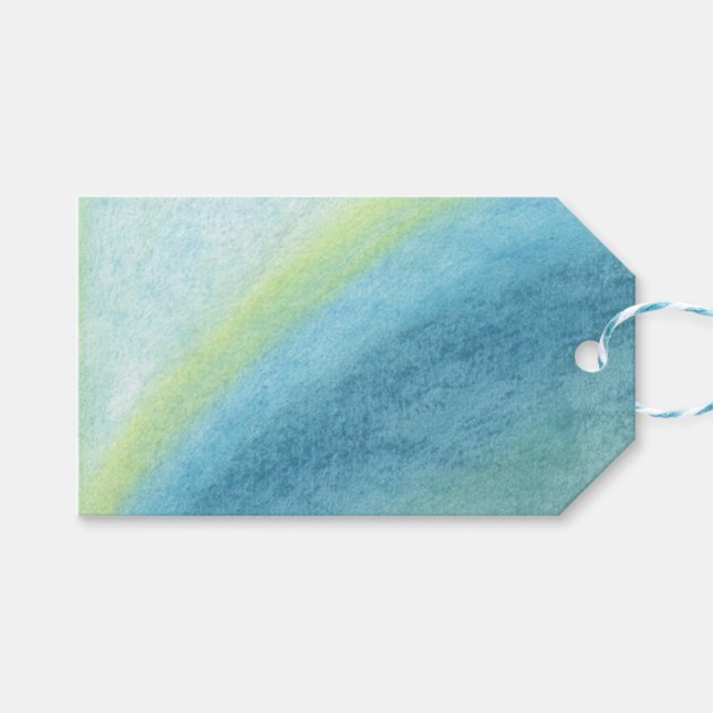 Cloudburst Gift Tags (Front (Horizontal))